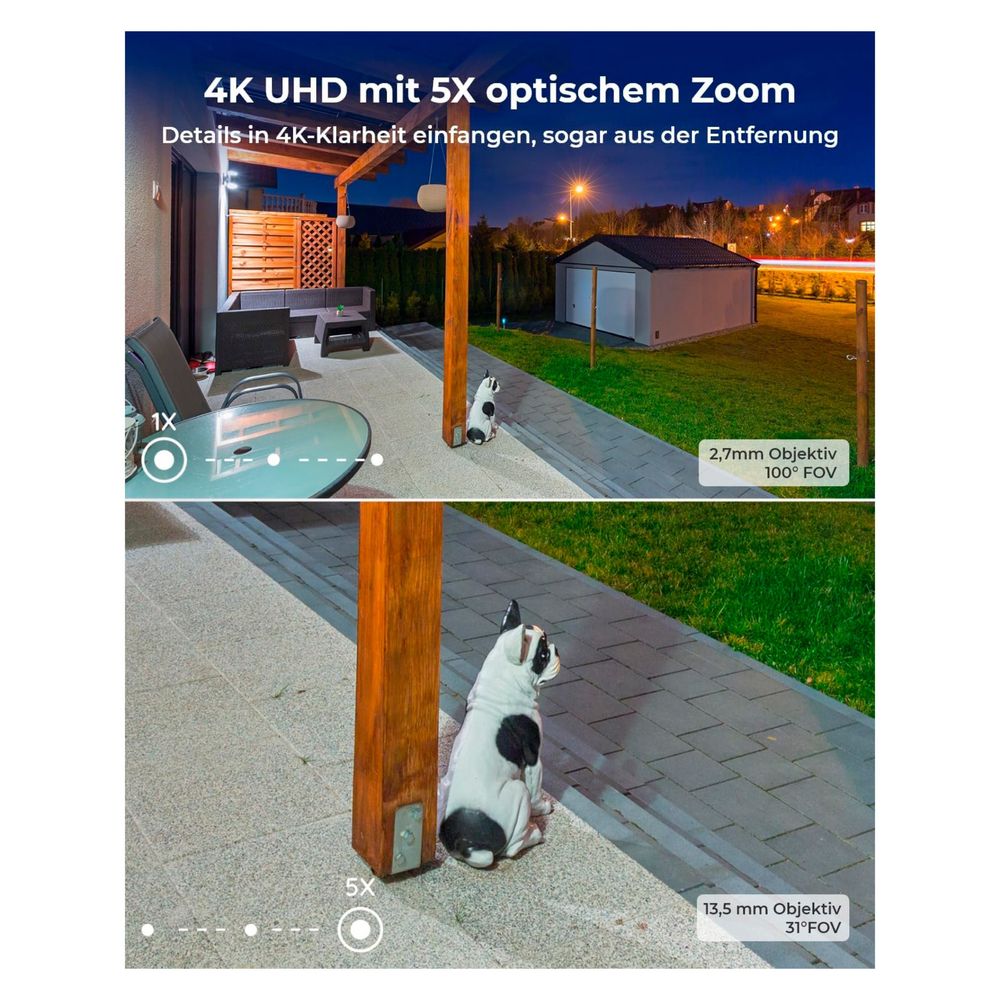 Вулична Камера відеоспостереження 8 Мп Wi-Fi IP Reolink W430