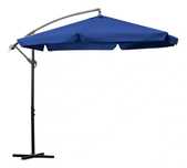 Parasol ogrodowy z wysięgnikiem Lehmann granatowy 350 x 240 cm