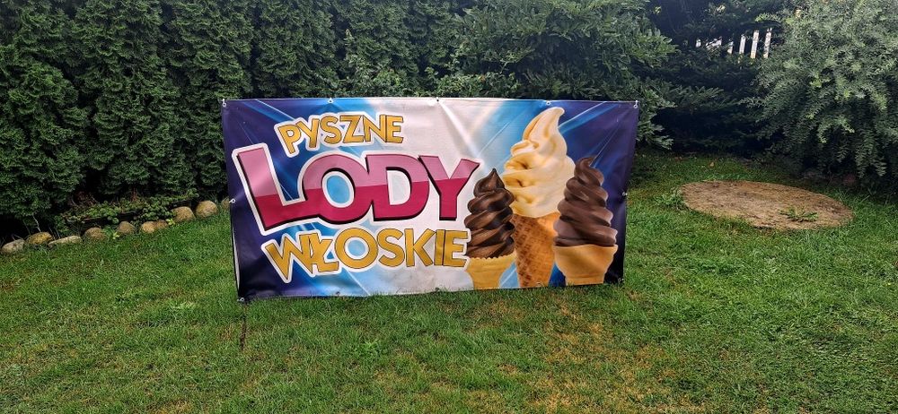Baner reklamowy flaga