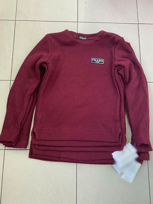 Кофта реглан гольф ангора Prada школьный
