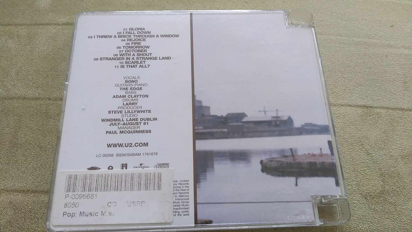 Płyta CD U2 Ostober