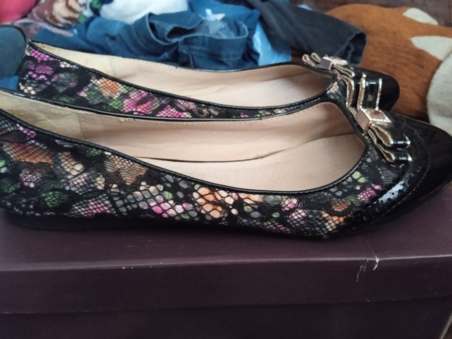 Балетки женские лакировка