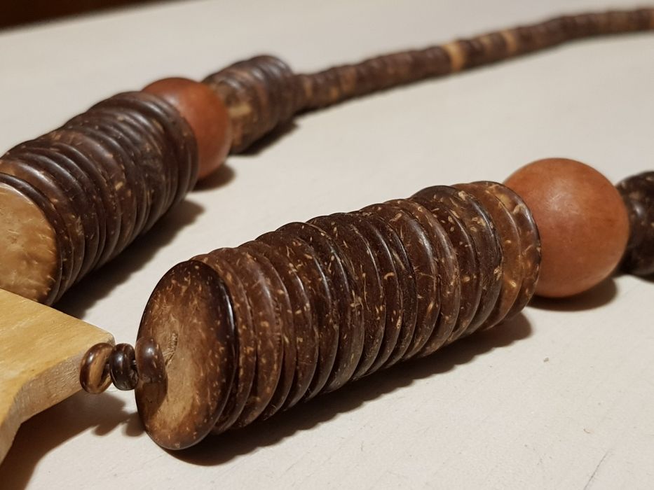 Afrykański naszyjnik dłonie etniczny etno ethno kolczyki boho