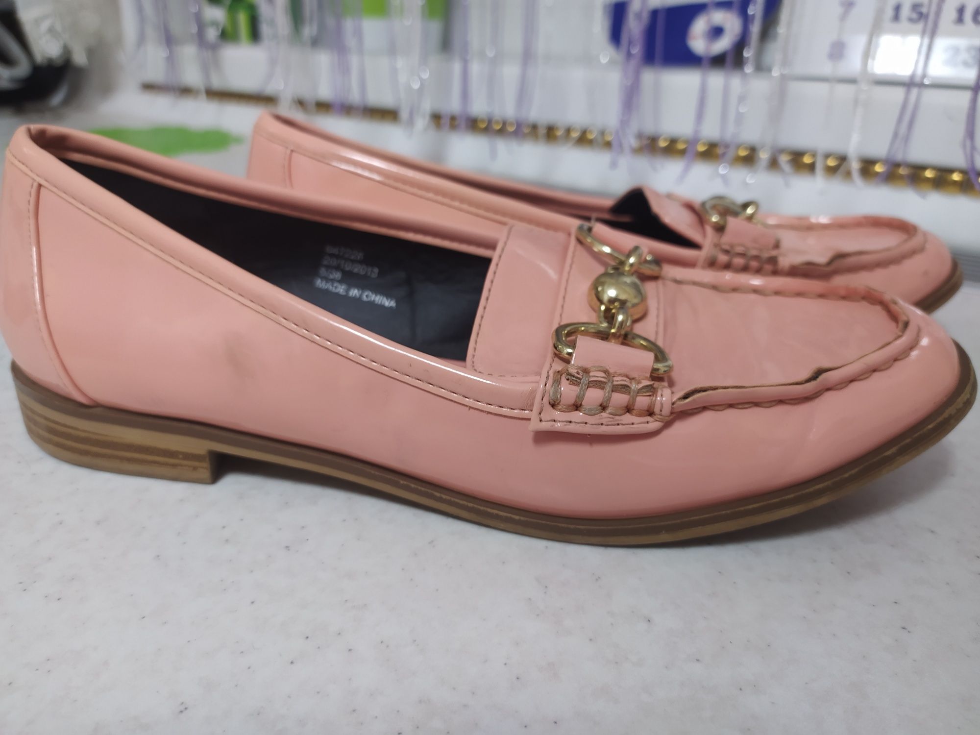 Мокасины лоферы туфли 24 см river island