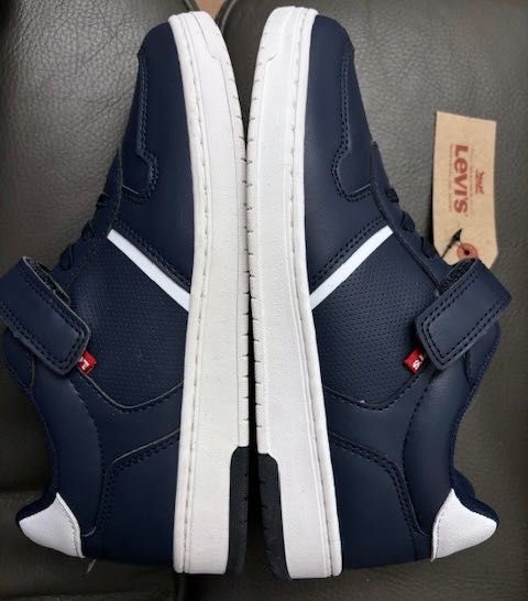 Levis sneakersy buty granatowe na rzepy NOWE rozmiar 34