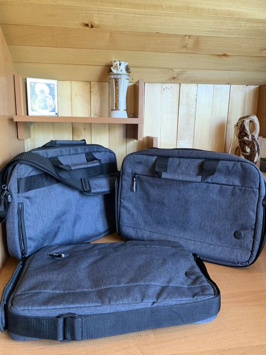 Сумка фірми “hp” сіра для ноутбука на 15.6 дюймів роз.40*29*6 см