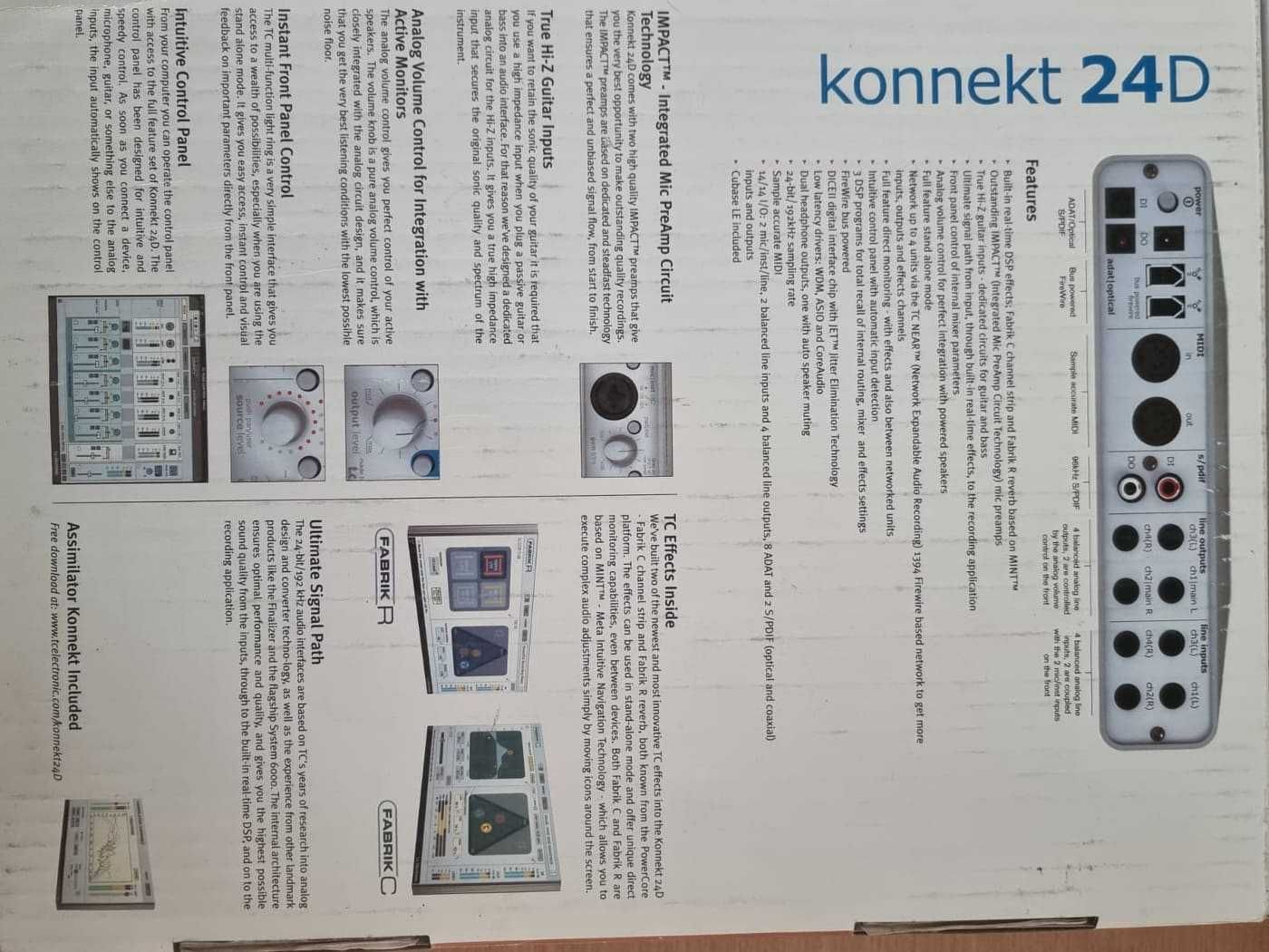 TC Konnekt 24D interfejs audio