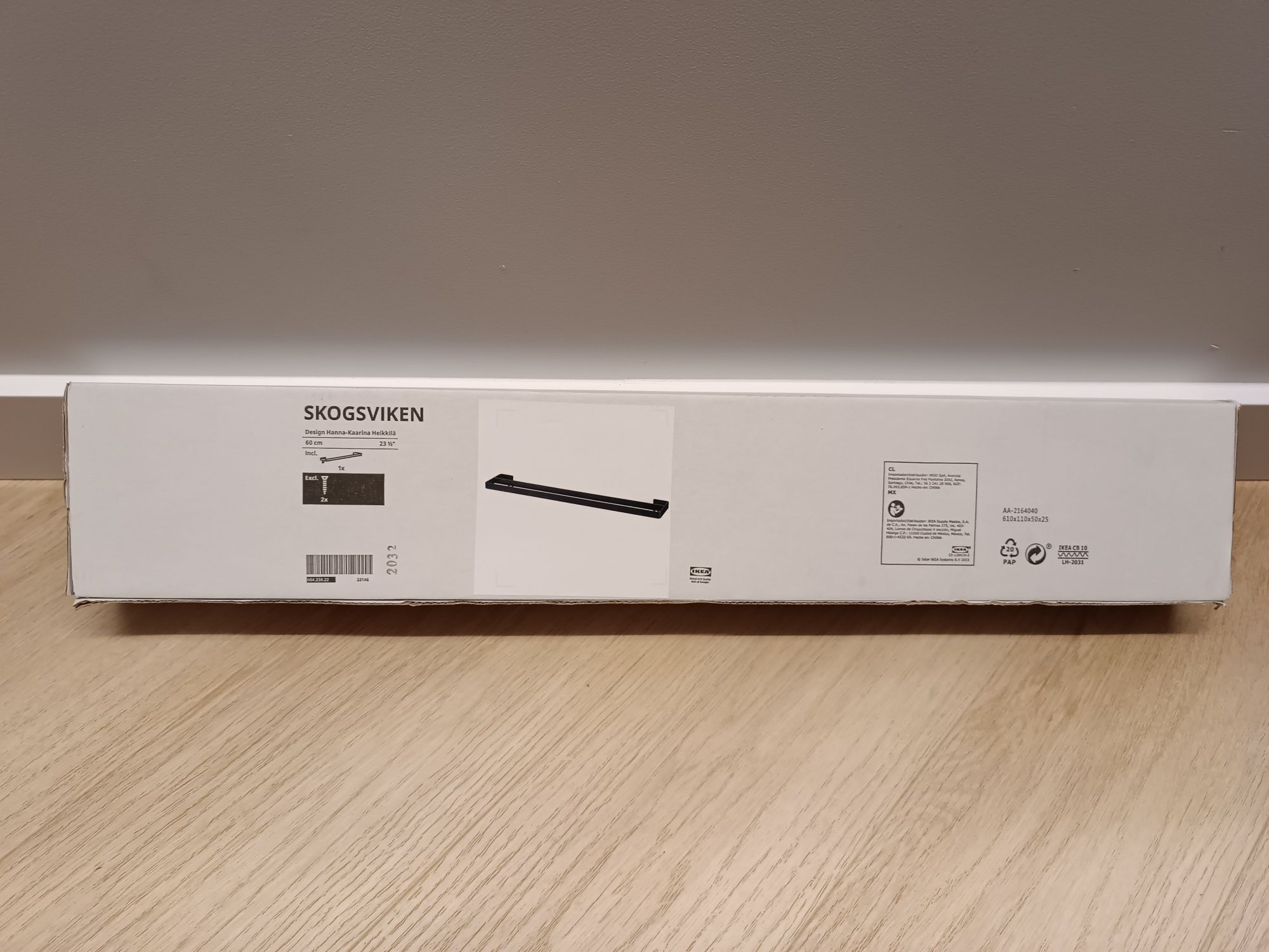 IKEA Skogsviken drążek na ręcznik