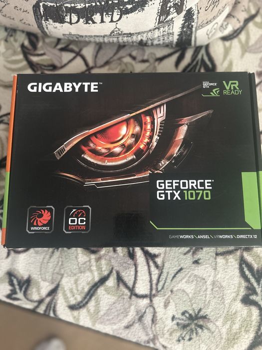 Відеокарта GTX 1070 GIGABYTE 8Gb