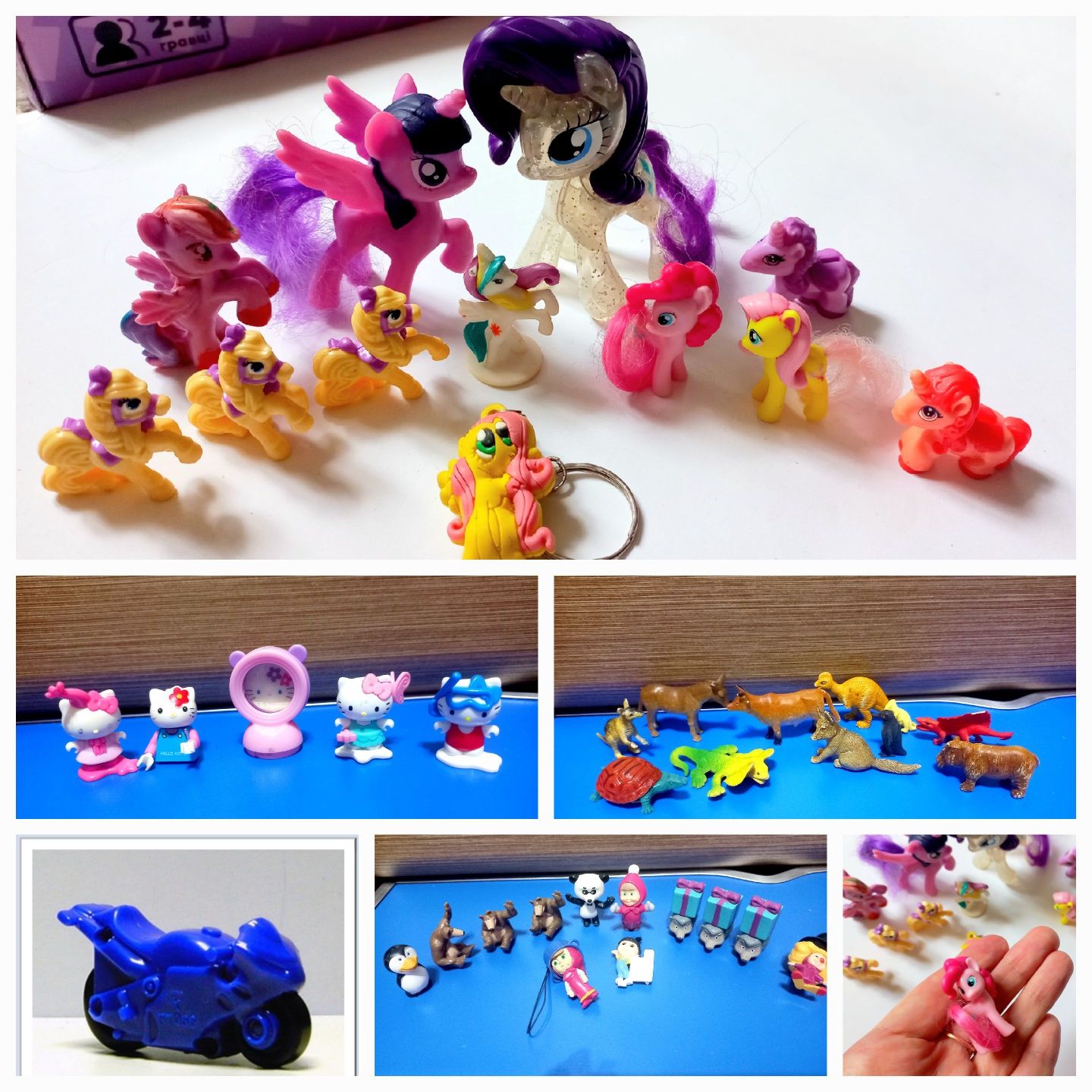 Kinder Joy Funko Капсули кіндер сюрприз, тварини нові pony hello kitty