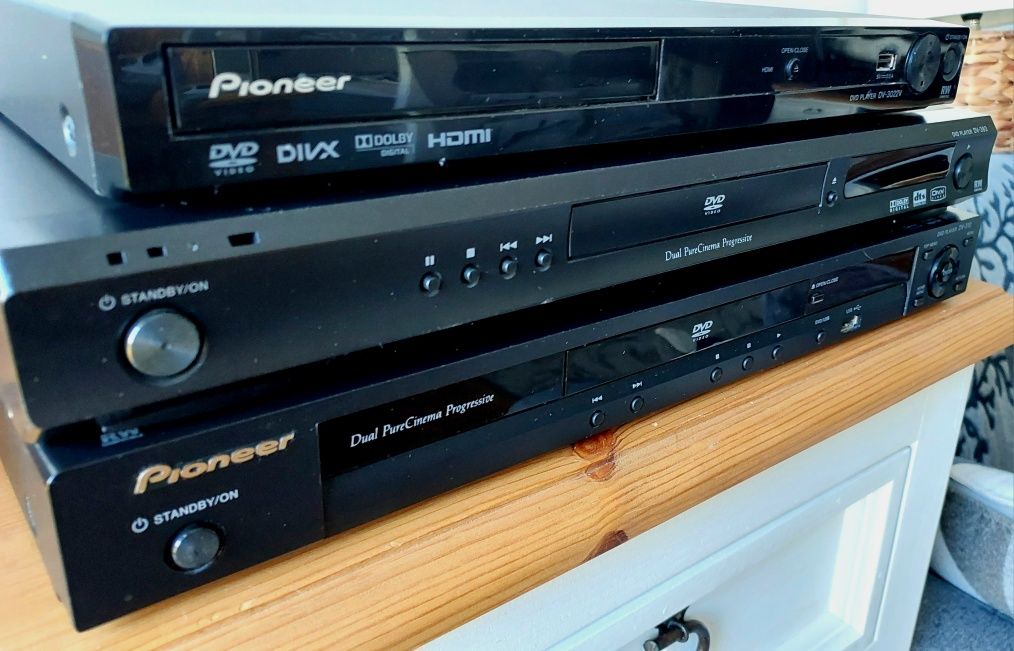 Pioneer 3 x DVD DV-380, DV-310, DV-3022V