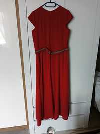 Czerwona sukienka na wesele rozmiar 40
