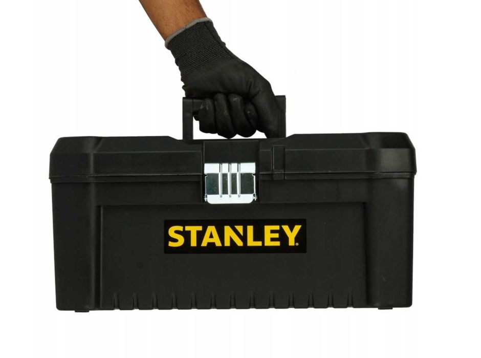 skrzynka essential 16' zatrzaski metal stanley na akcesoria okazja fv