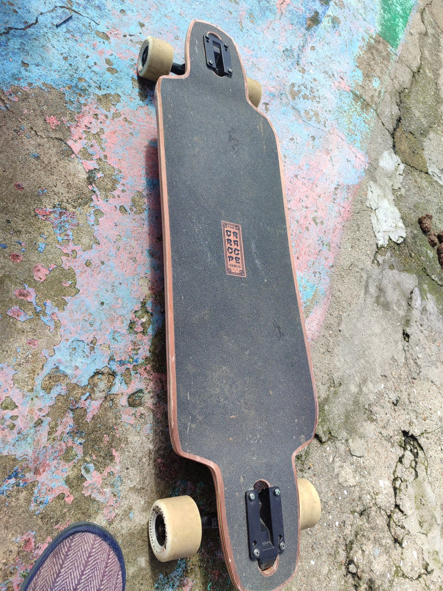 Longboard oxelo Decathlon (pouco uso)