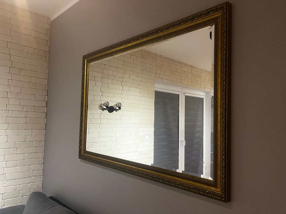 Lustro kryształowe. duże