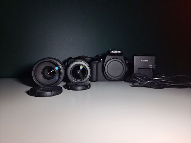 Canon EOS1300D korpus + 2 Obiektyw + 1 x Plecak