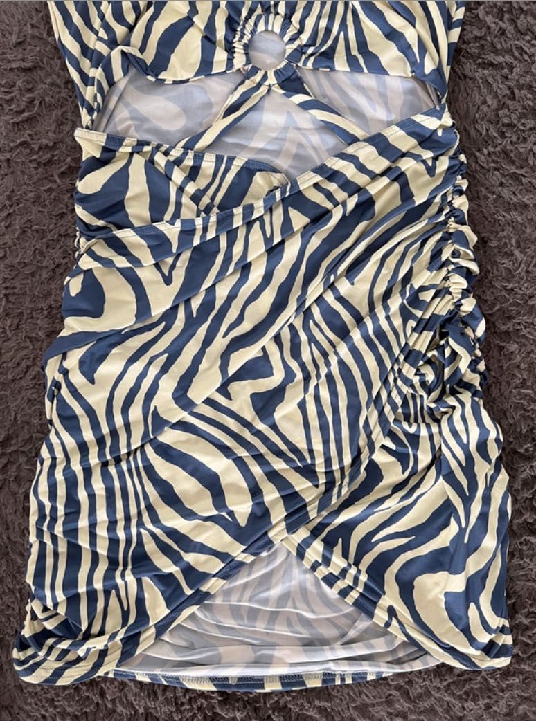 Sukienka mini bodycon, Missguided, rozm. XXL, zwierzęce wzory