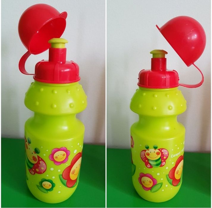 Bidon butelka z rurką kubek niekapek zestaw 4 szt.