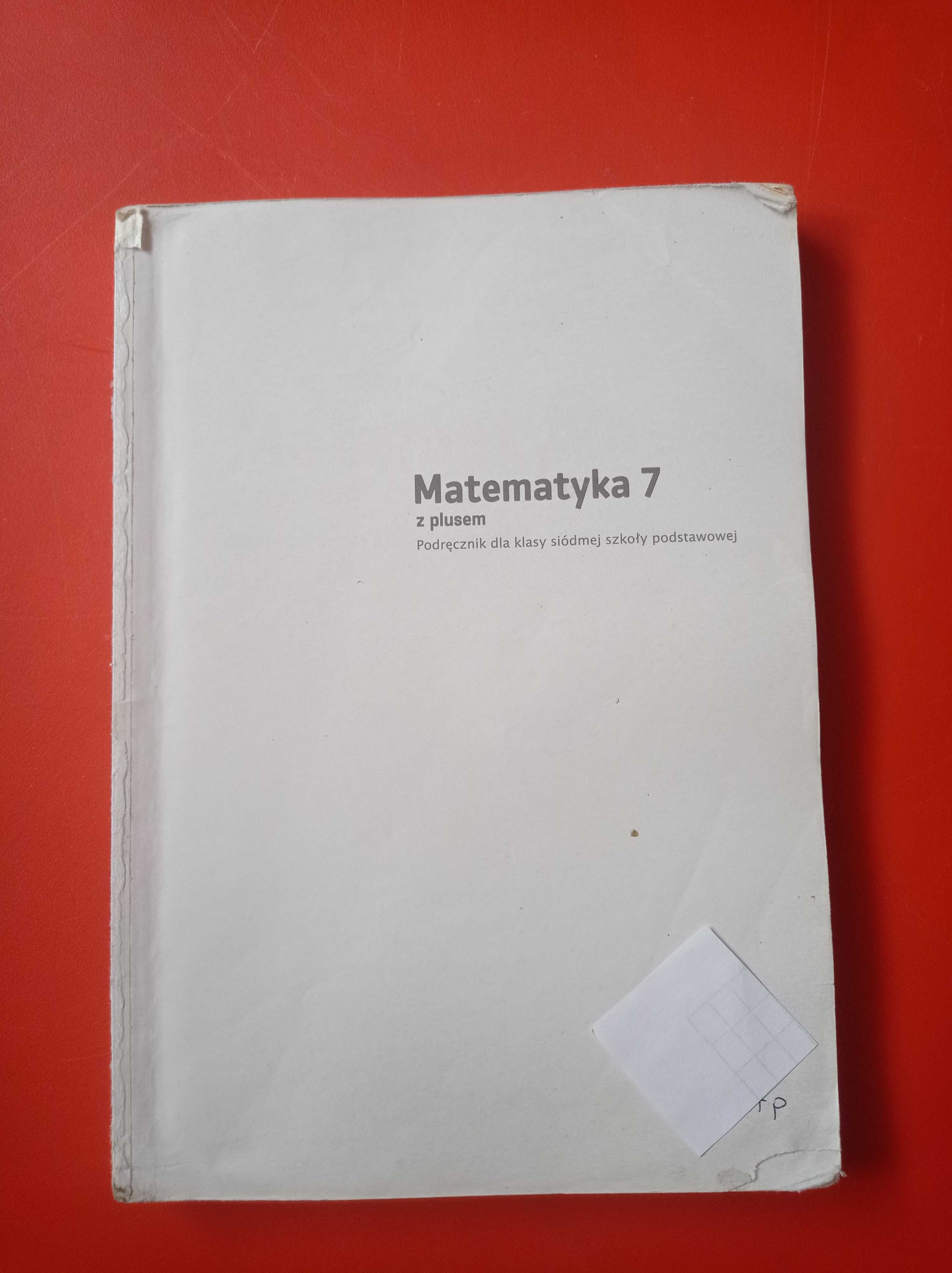Matematyka z plusem 7, Podręcznik, Dobrowolska