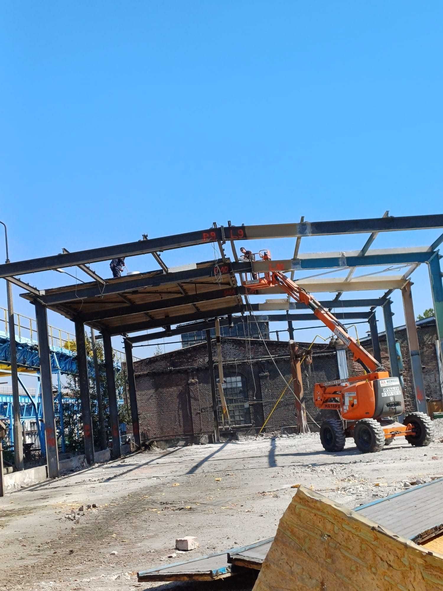 Konstrukcja stalowa hala pod suwnicę suwnica 14 x 60 x 6,2 Włocławek