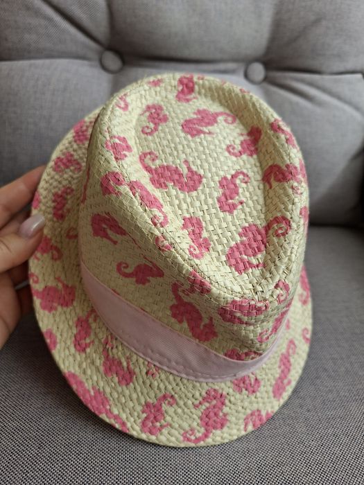 Kapelusz słomkowy dziecięncy dla dziewczynki