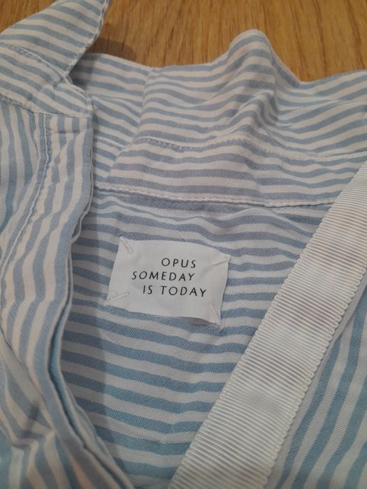 Koszula w biało niebieskie paski S| Wyprzedaż | wysyłka w 24h od zakup