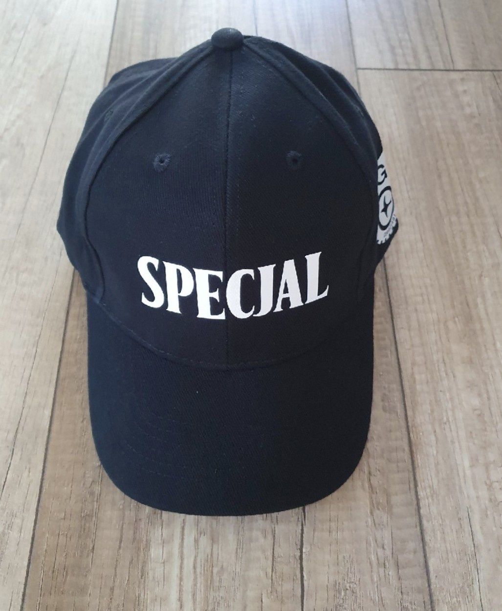 Czapka z daszkiem bejsbolówka czarna browar SPECJAL GKM Grudziądz