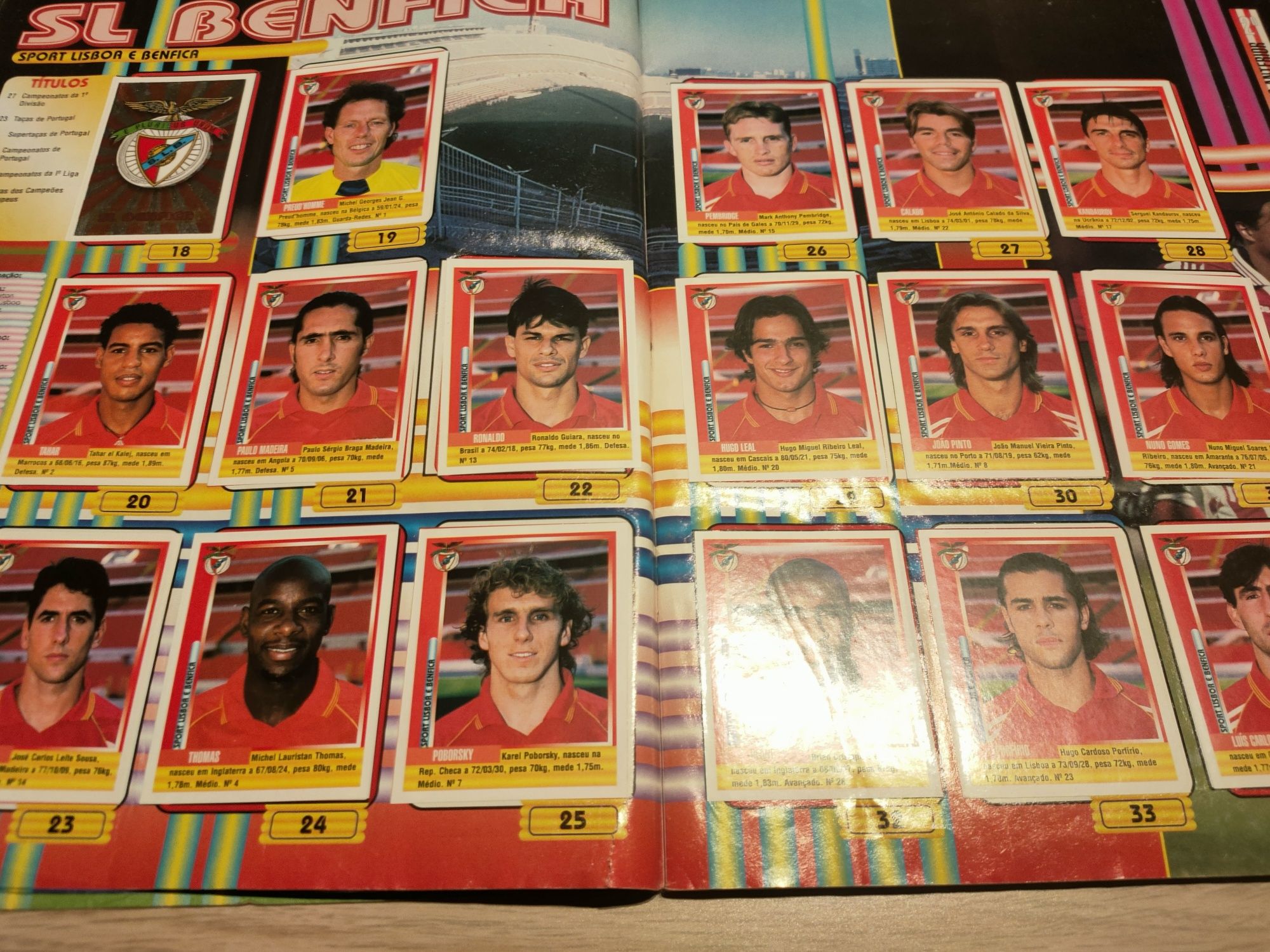 Vendo Caderneta Panini Futebol 98/99