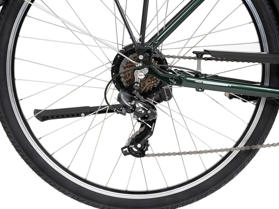 Rower elektryczny PROECO TRK 1.0 Low Frame Integrated zielony