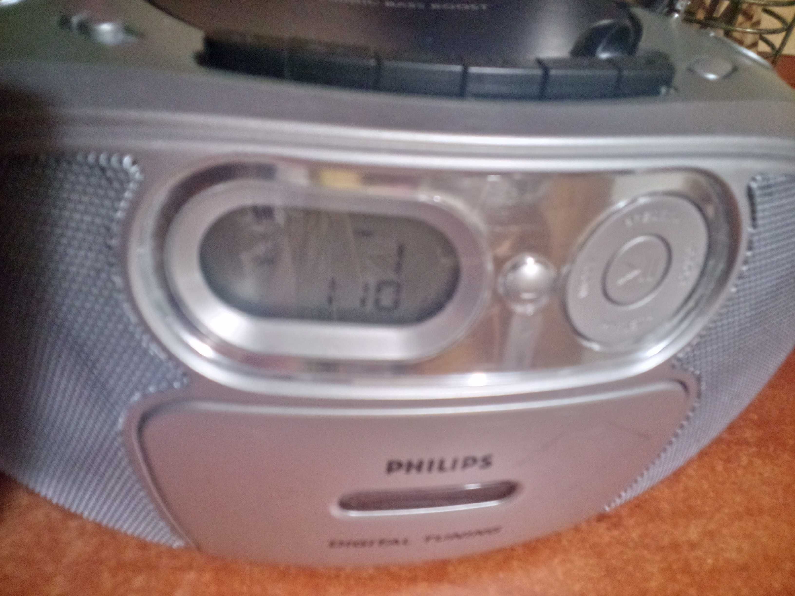 Radiomagnetofon CD PHILIPS AZ 1053, sprawny