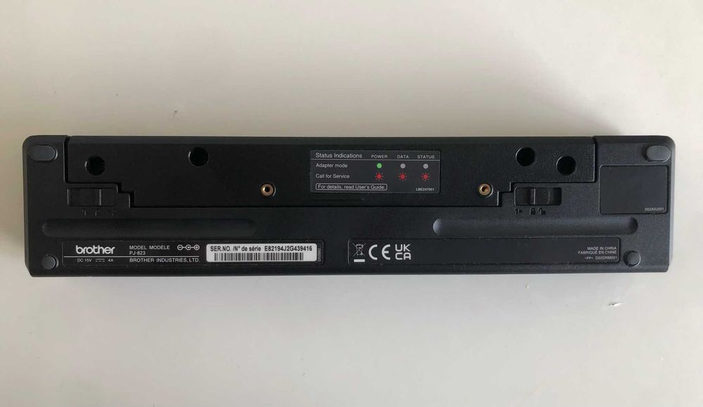 Impressora Portátil Brother PocketJet PJ-823 – Térmica Directa