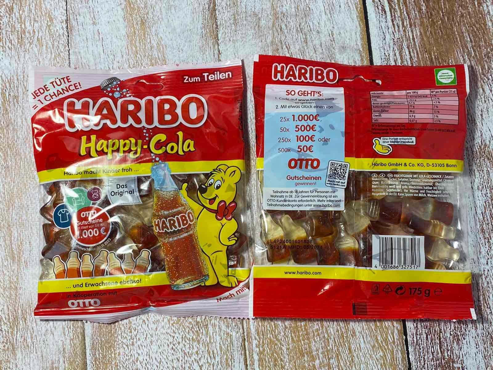 Фруктові желейки Haribo в асортименті 
Вага 160-175 грам