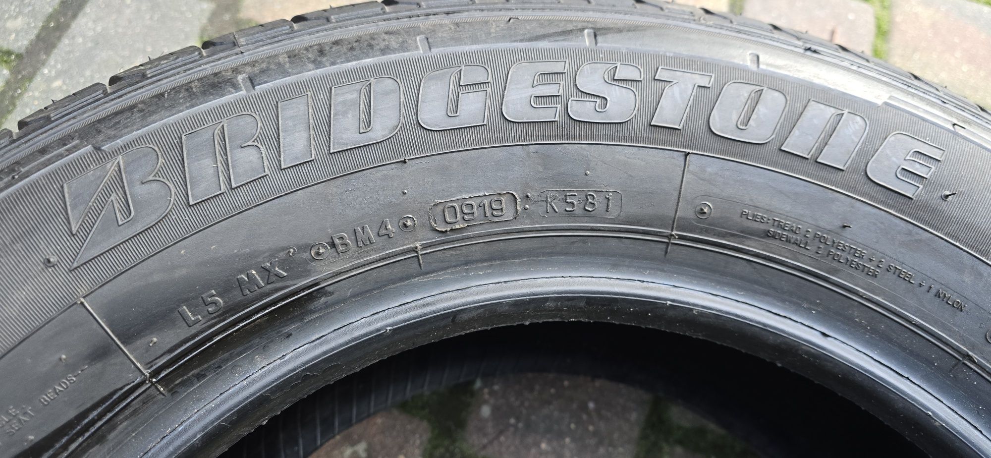 Komplet opon letnich 215/65/15C Bridgestone  duravis Nowe