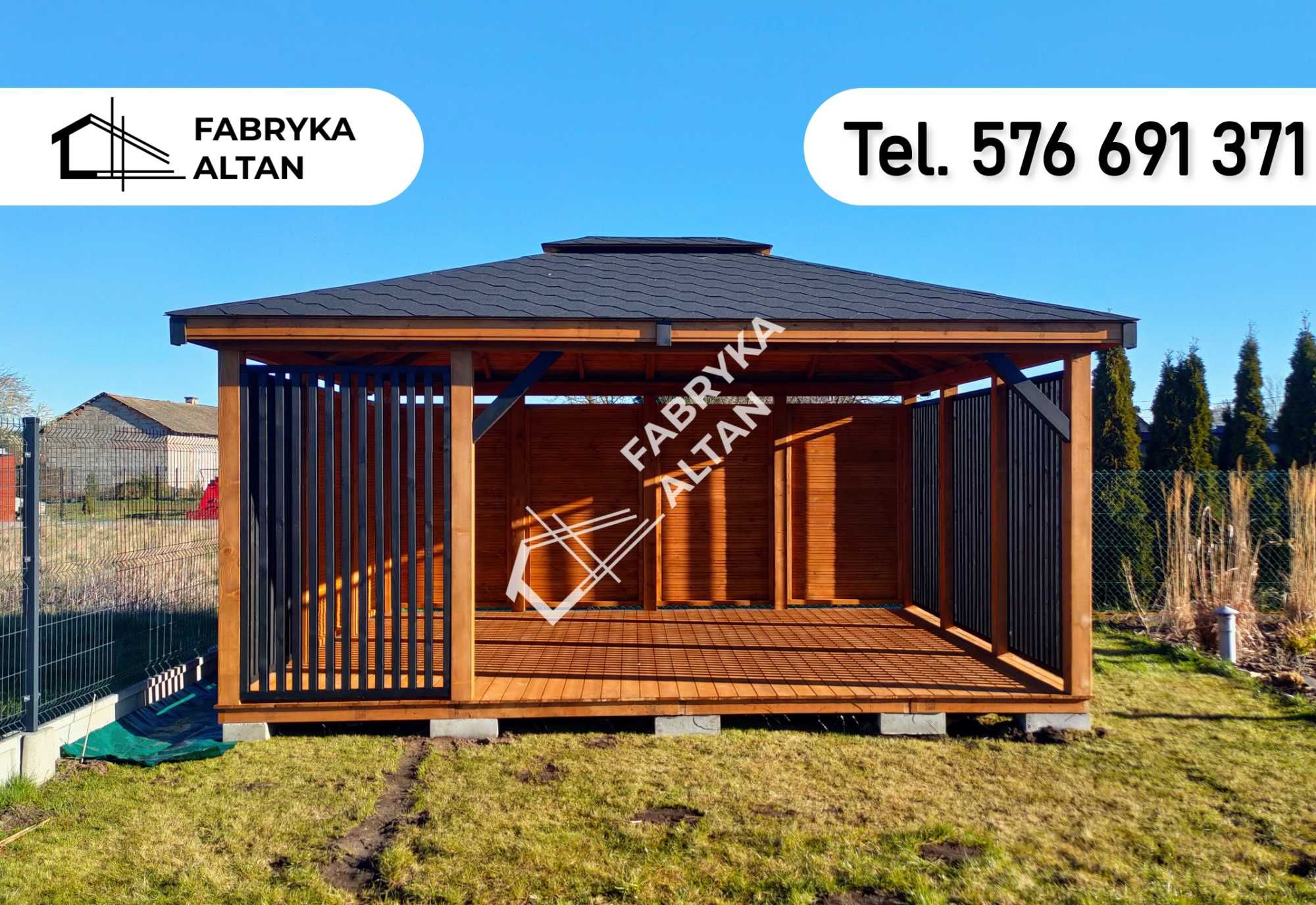 Altana, altanka, ogrodowa, drewniana, 4x5, producent , ELLIE
