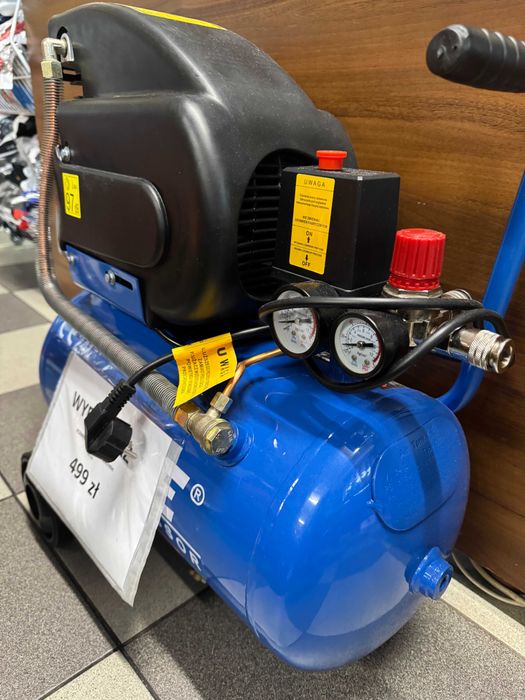 KOMPRESOR OLEJOWY Sprężarka Powietrza Tłokowa 24L 2KM 130L/MIN 8B