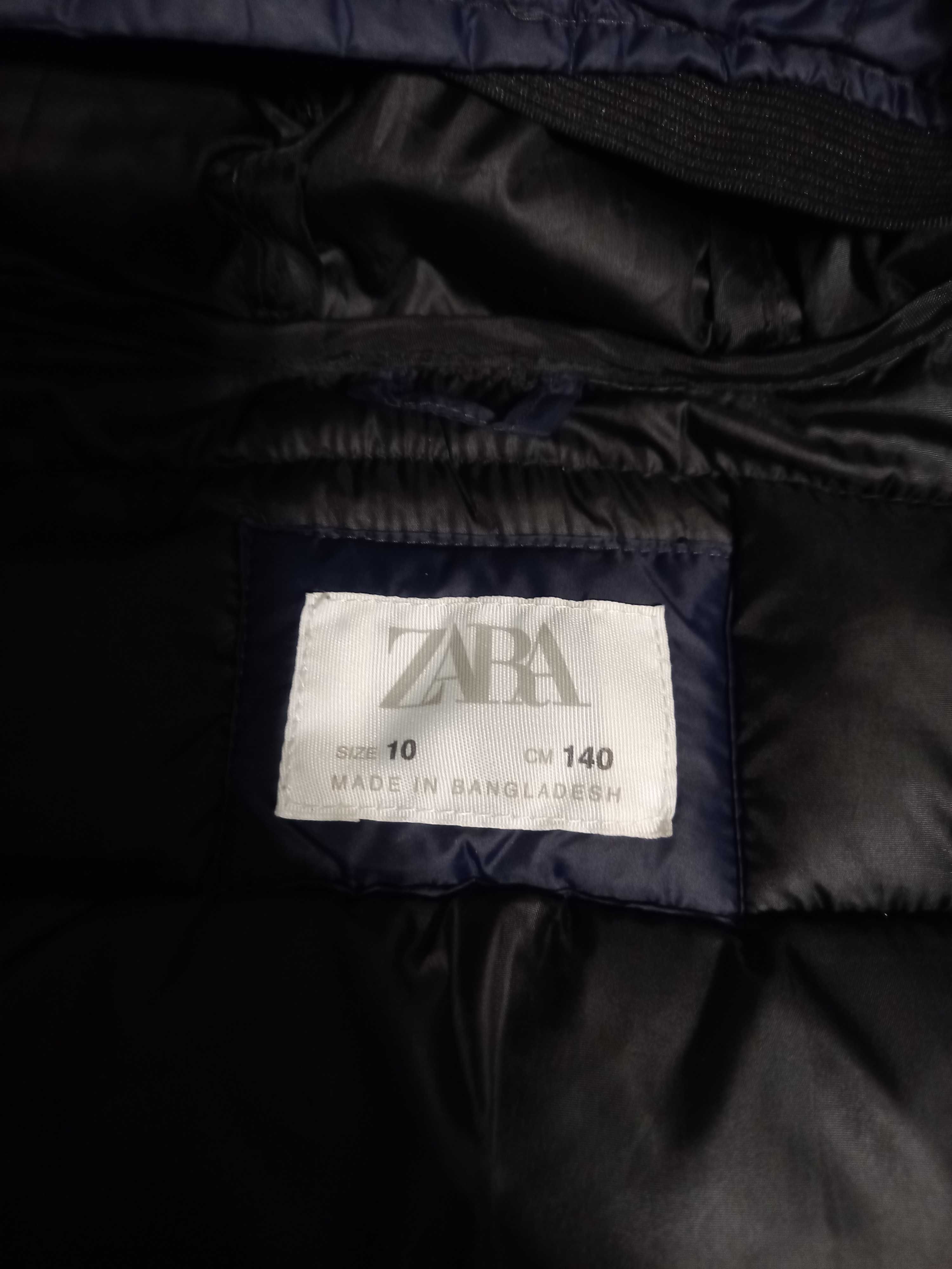 Дитяча бв подовжена демісезонна демі куртка Zara для хлопчика р.140
