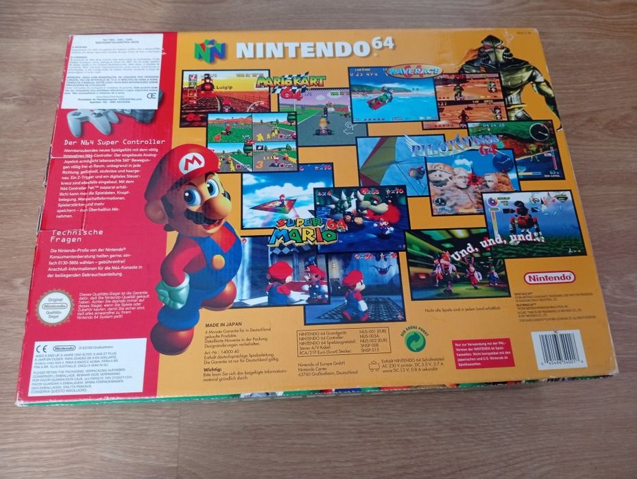 Nintendo 64 em Caixa Completa