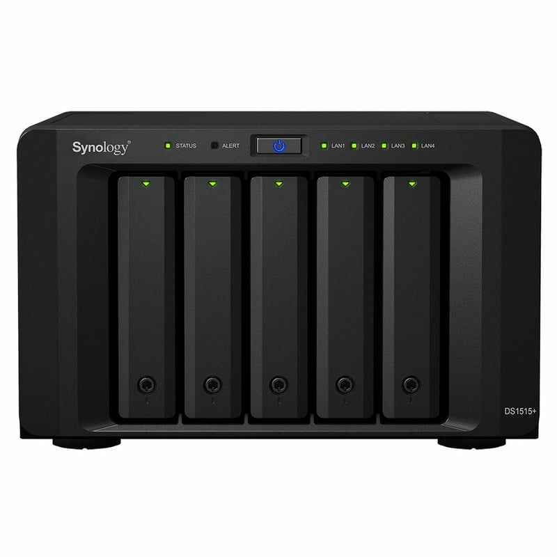 Synology - Nas Ds1515 Plus - Servidor Nas - DVR DAS Qnap WDRed