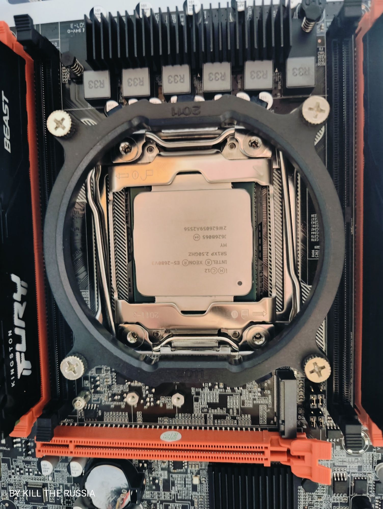 Корпус с платой zeon e5 2680 V3
