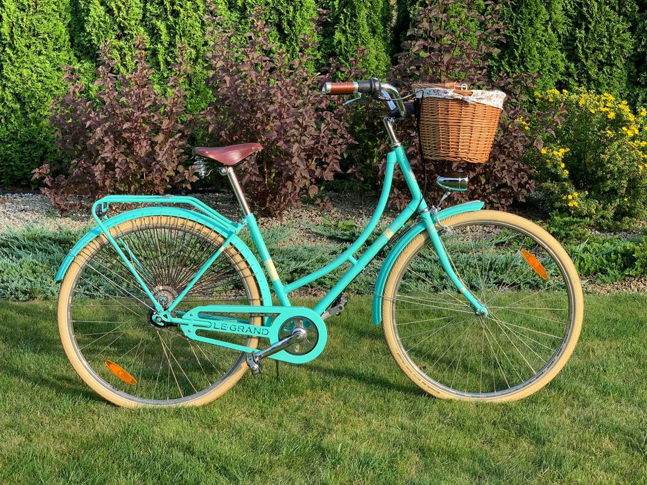 Piękny miętowy rower miejski Kross Legrand Virginia 5 rozmiar L