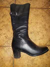 Жіночі чоботи теплі (зимові) чорні 37 розмір