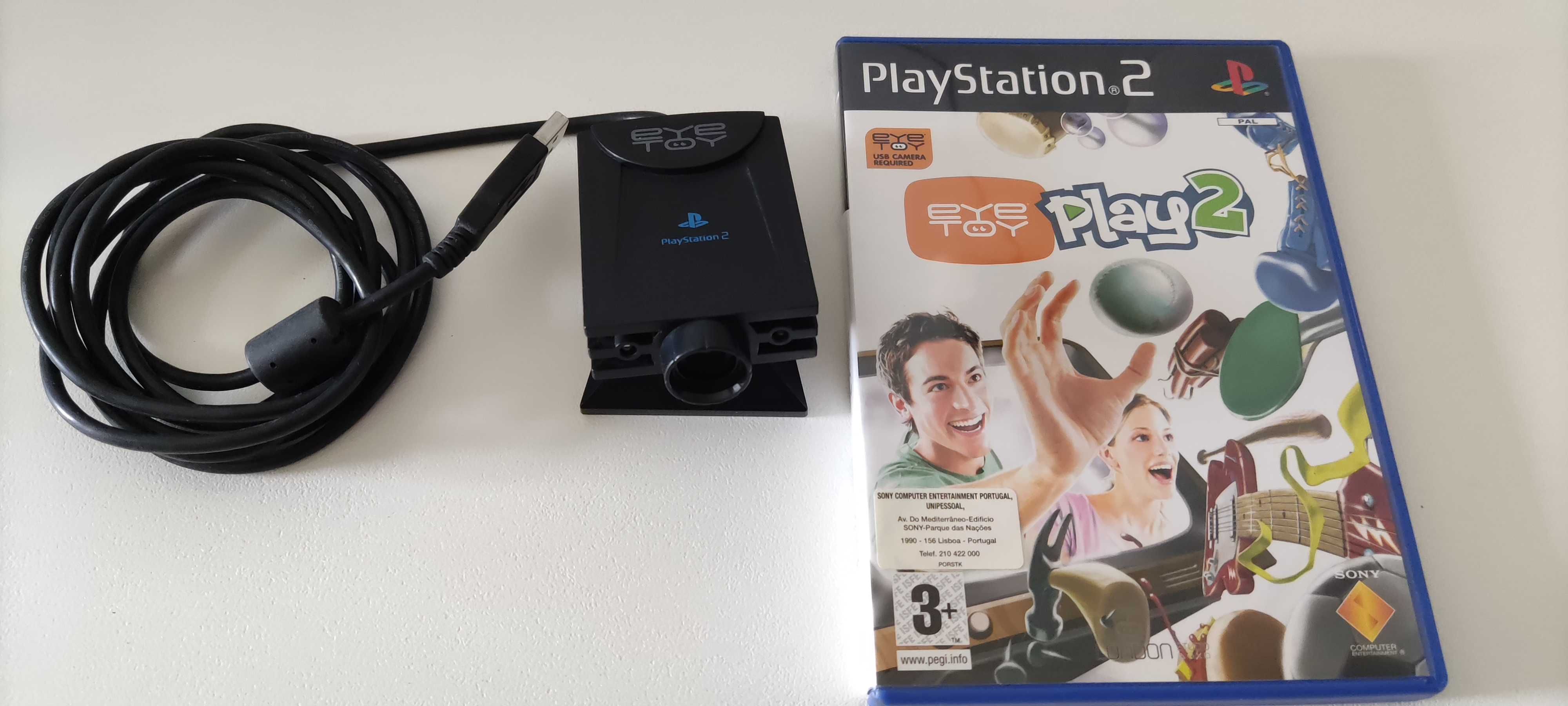 Eye Toy (Playstation 2) com jogo