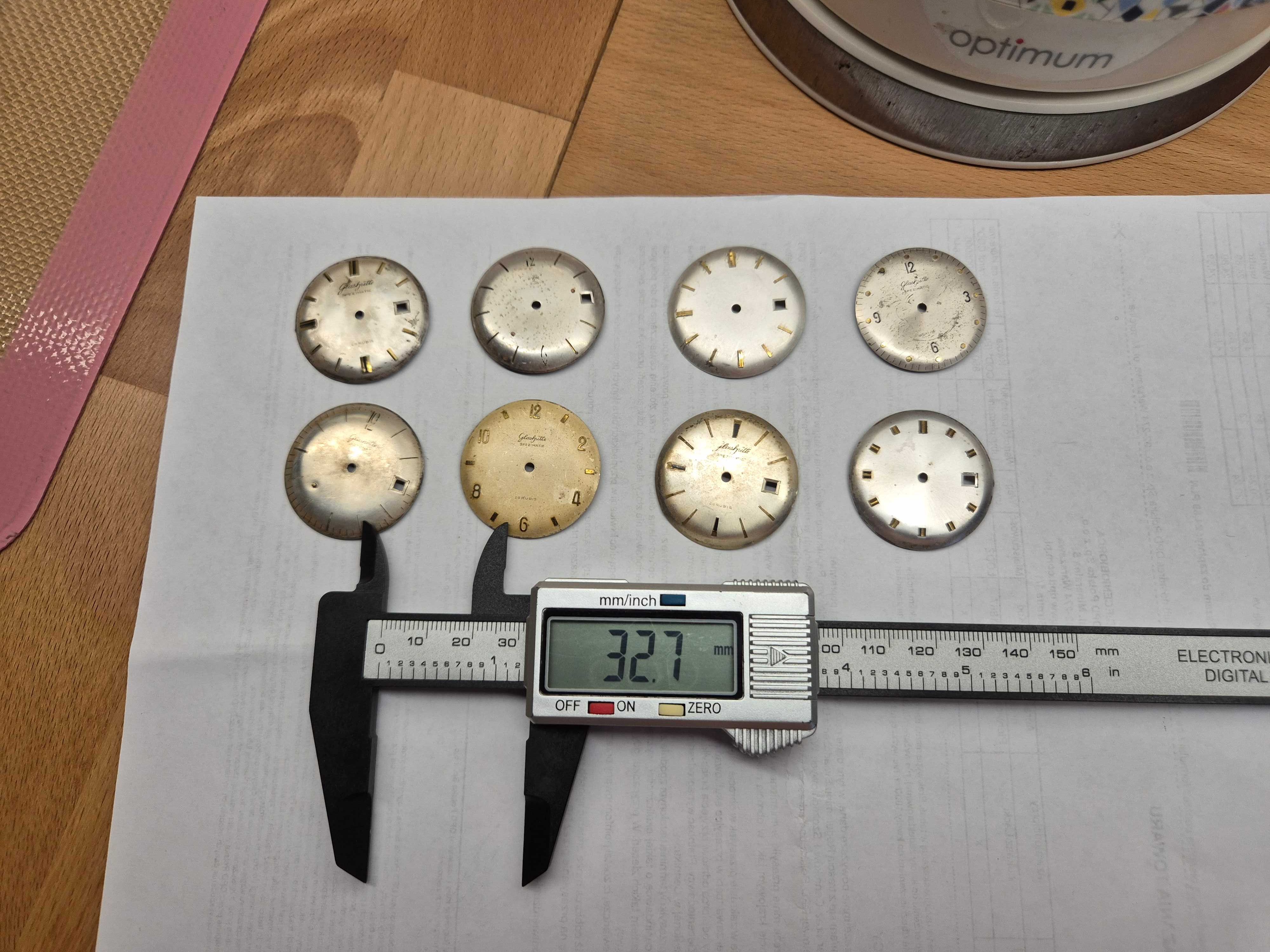 Tarcza *Glashutte* 8 szt