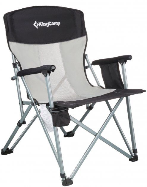 Стул KingCamp Hard Arm Chair Черный (KC3825 BLACk