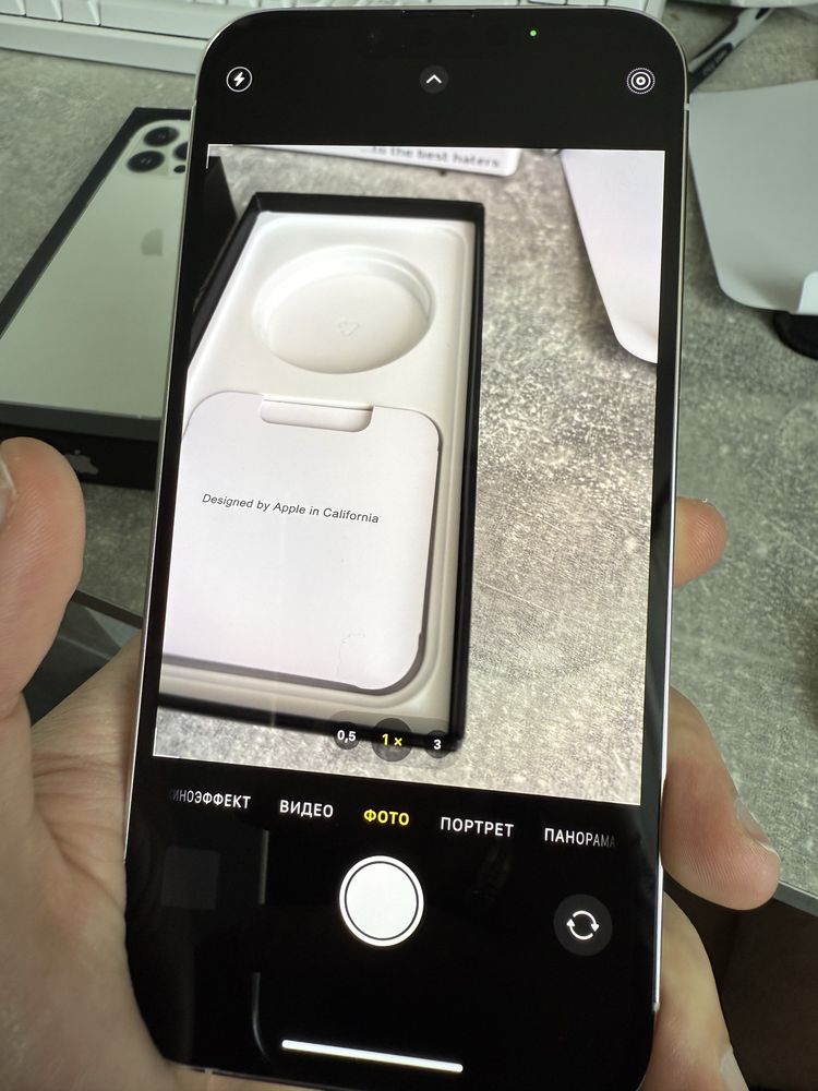 Новый iphone  айфон 13 pro max Silver 256 GB 100%