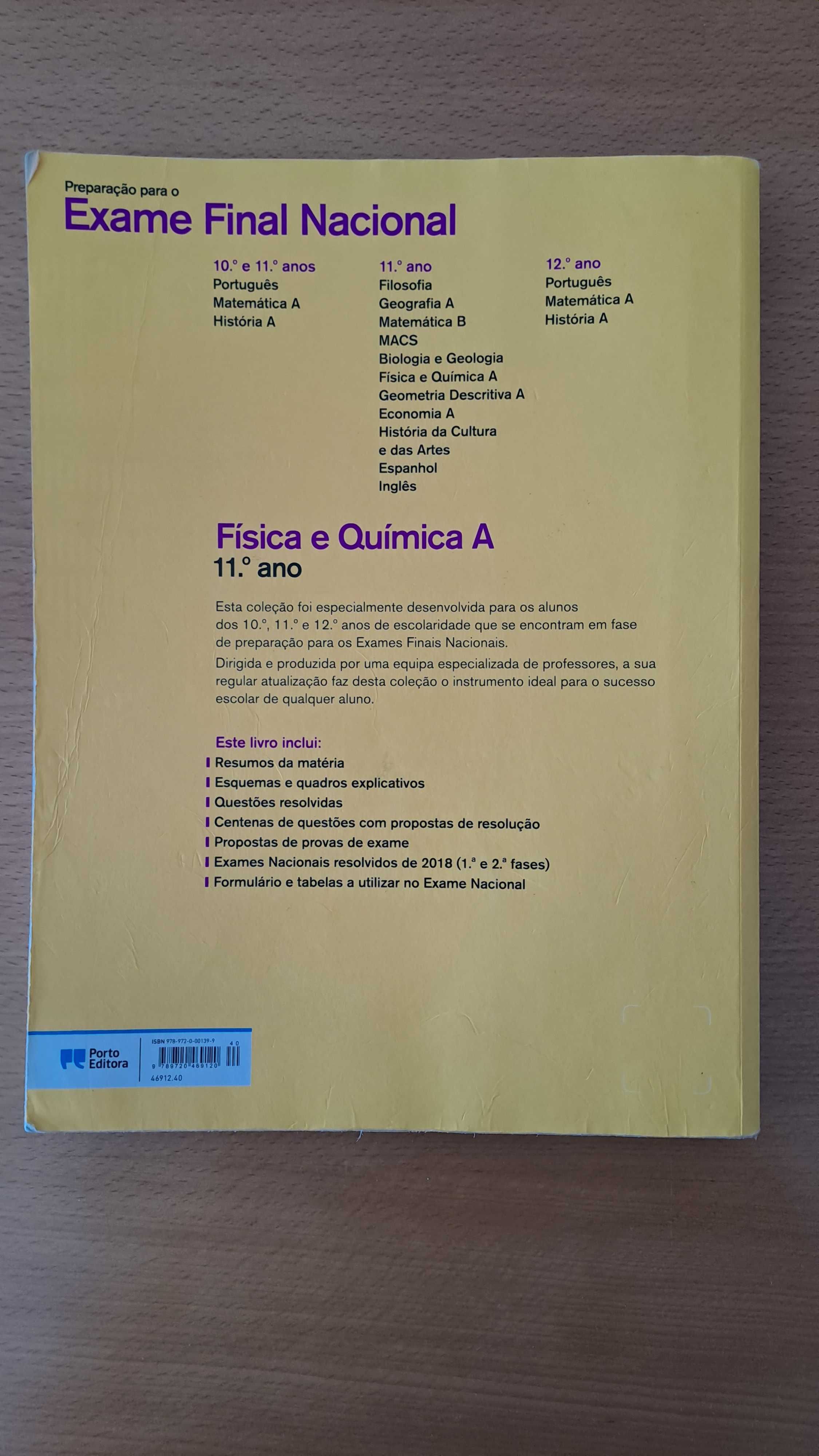 Livro de preparação para o exame final de Física e Quimica A