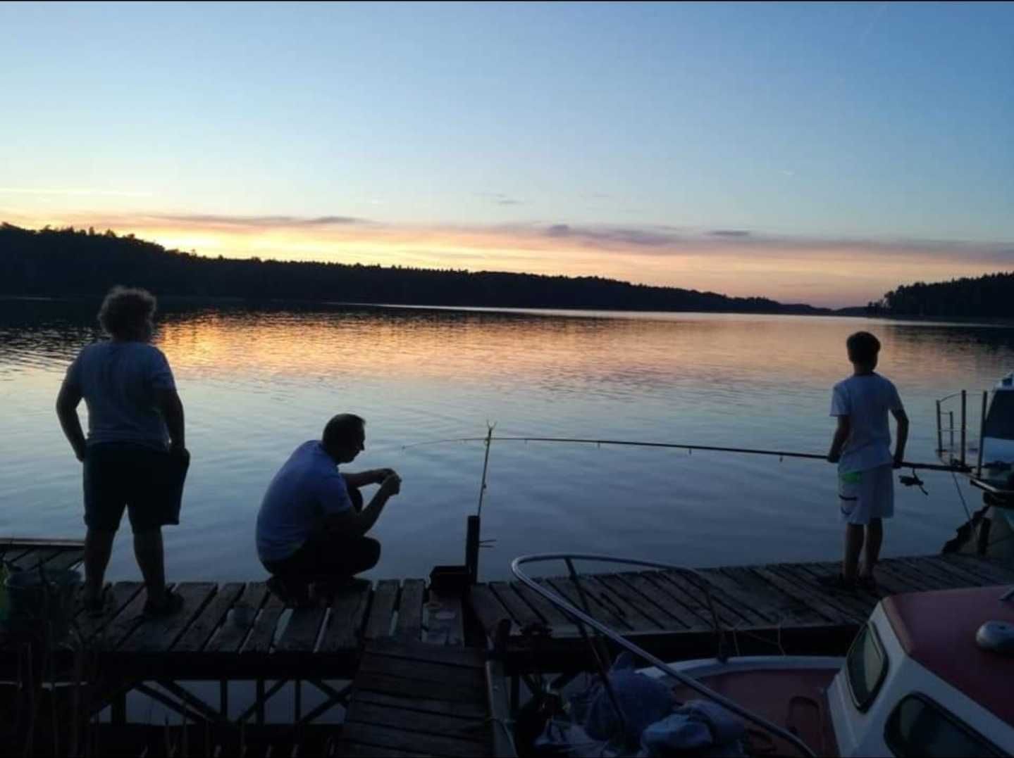 Ogrodzony duzy Domek letniskowy Makowo Mazury