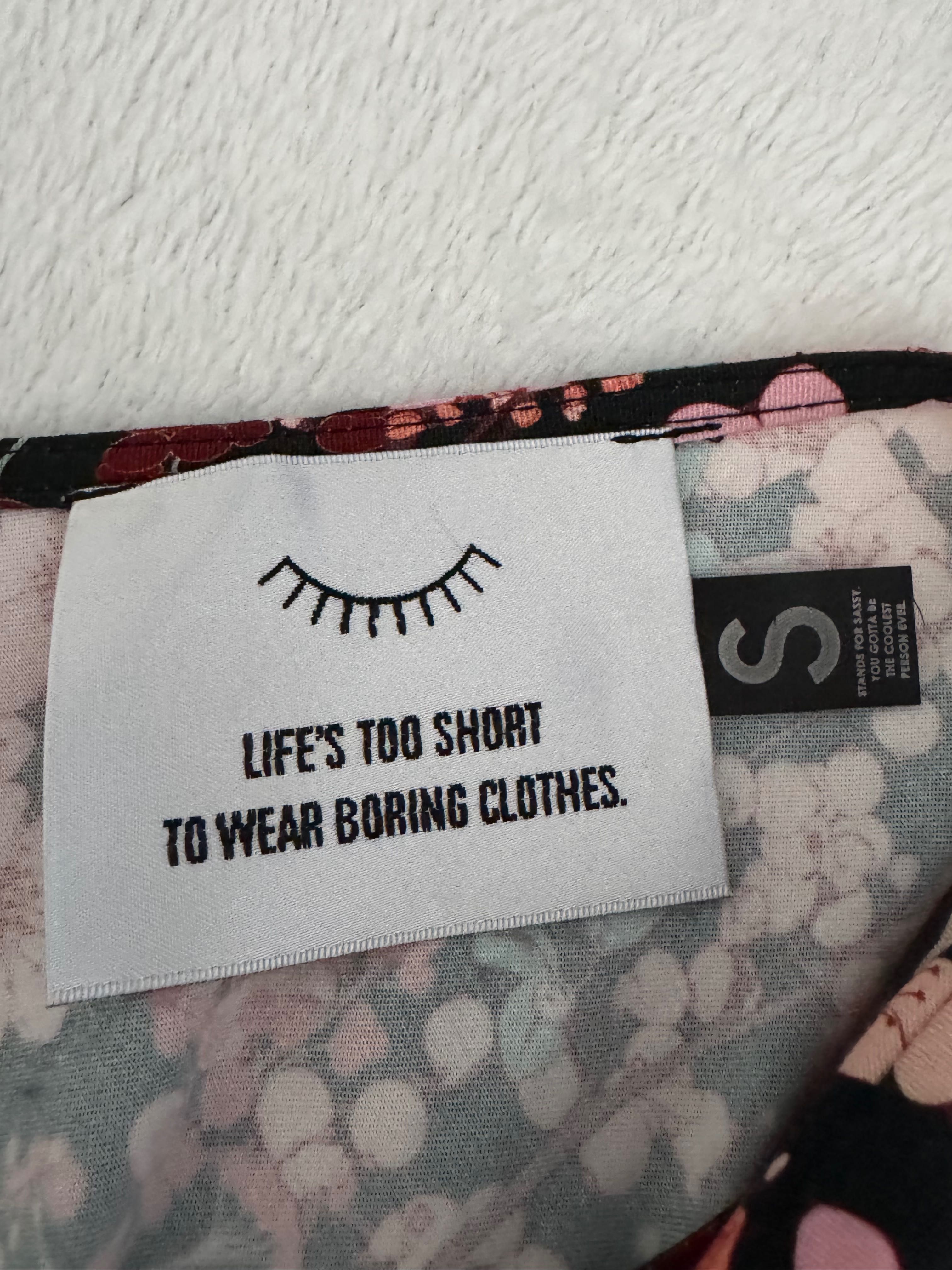 NAOKO Sukienka Maxi z pękniętym rękawem rozmiar S styl boho