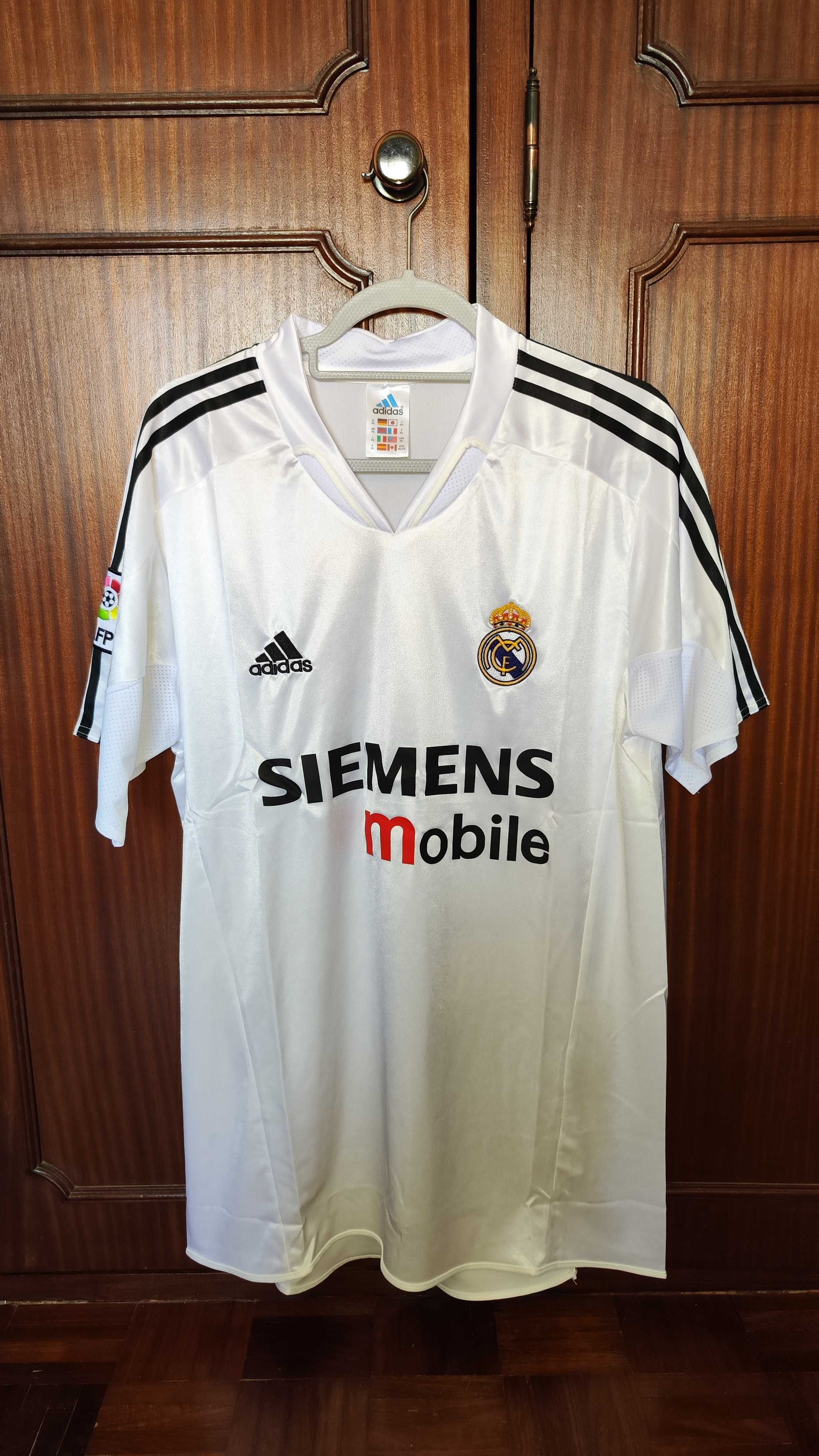 Camisola Real Madrid versão 2004/2005 tam XL