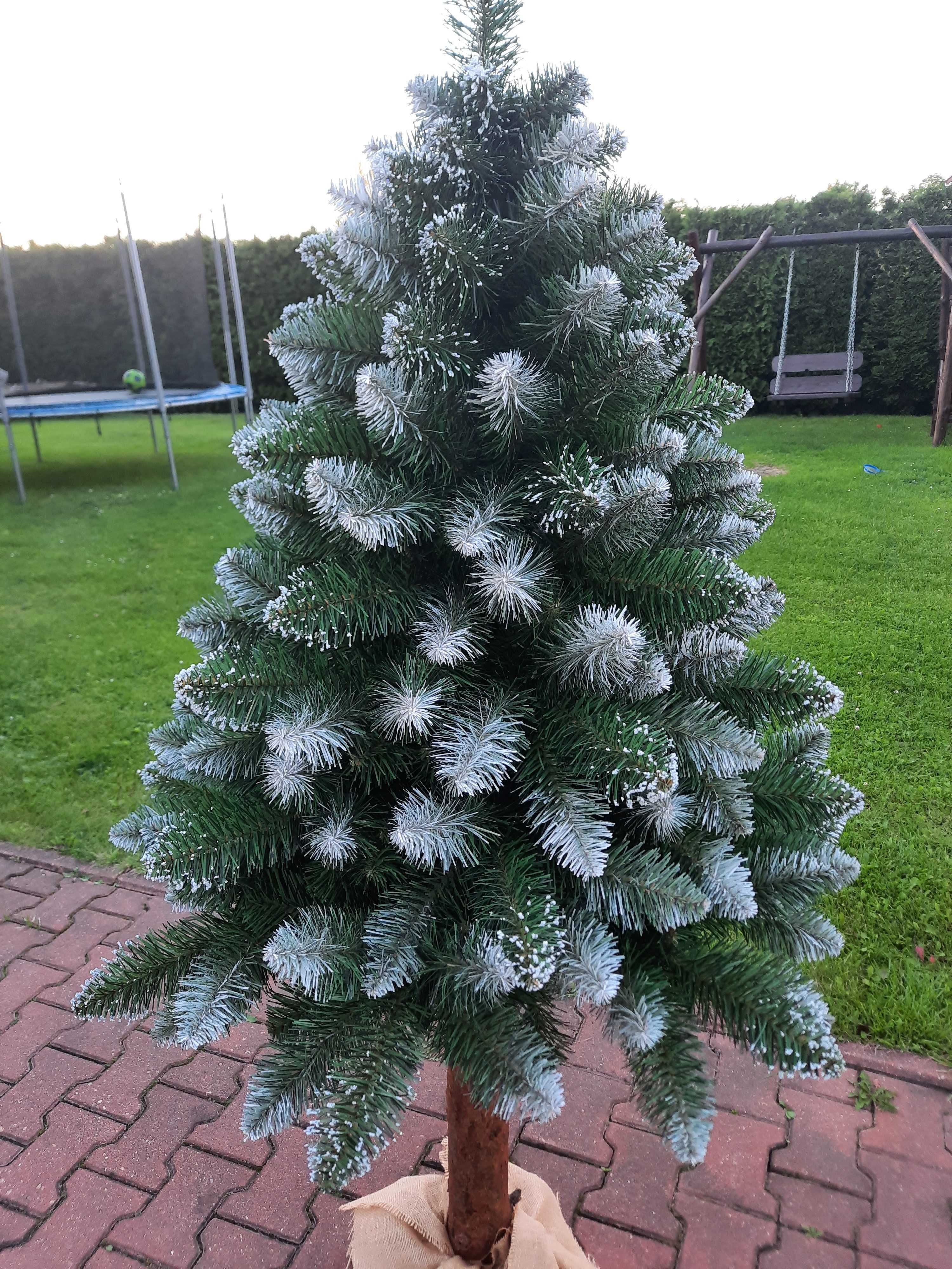Choinka Sztuczna na pniu (gęsta)-Sosna Diamentowa-160cm (producent)